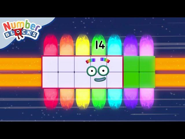 Diwali Lights and Colours  | Learn to Count | @Numberblocks