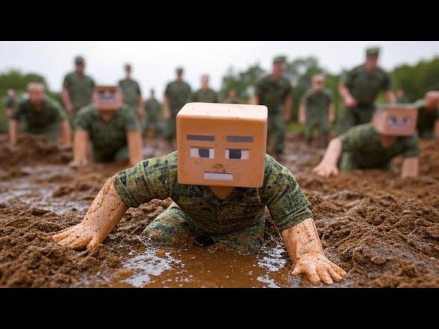 Private Carl joins the Minecraft Marines