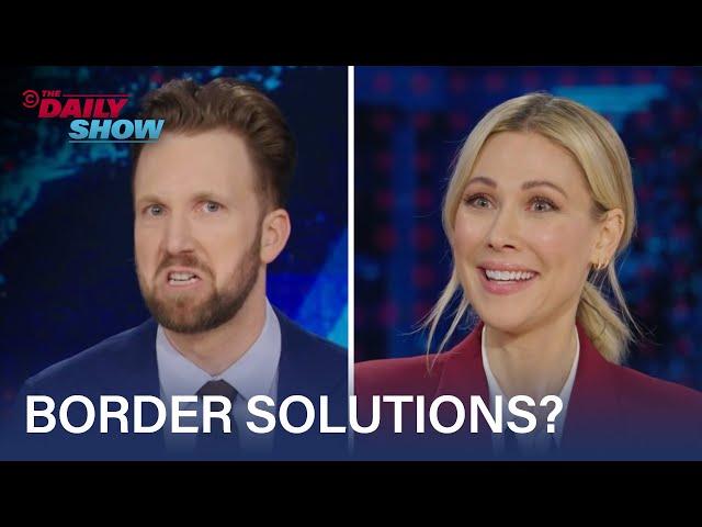 Jordan Klepper & Desi Lydic "Solve" the Border Crisis | The Daily Show