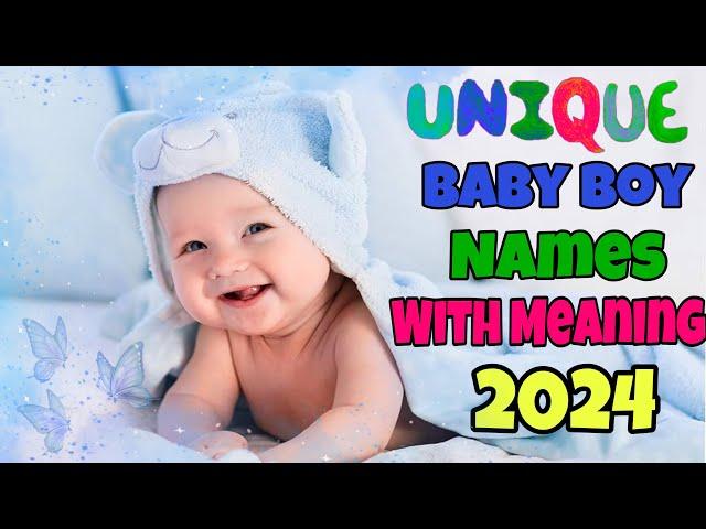 Baby Boy names 2024 || Unique and New Baby Boy names || Baby boy name || Baby names 2024