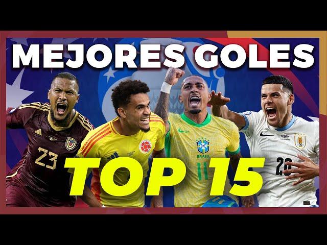 TOP 15 MEJORES GOLES COPA AMÉRICA 2024 