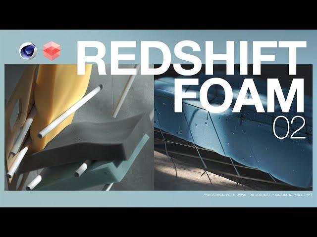 Volume Foam Material in Redshift (Redshift Foam 2)