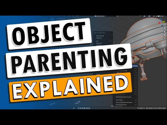 Parenting Objects in Blender (Beginner Tuturial)