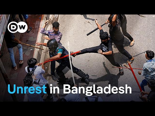 Bangladesh update: How hard will authorities try to crack down on the protesters? | DW News