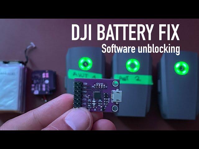 DJI Dead Battery - Fix with CP2112 adaptor