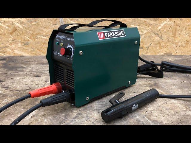 Lidl PARKSIDE ® PISG 120 A2 Stick Welding Machine Unboxing and Test / MMA Elektrodenschweißgerät