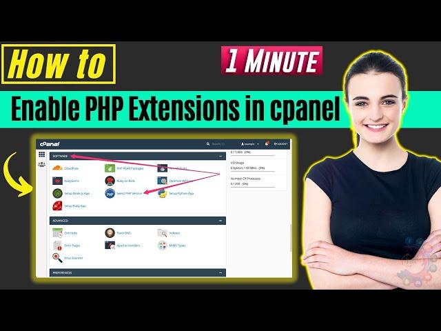 How to enable php extensions in cpanel 2024