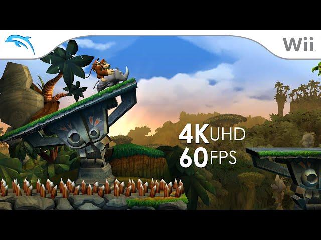 Donkey Kong Country Returns (4K / 2160p / 60fps / Texture Pack) | Dolphin Emulator 5.0-15837 | Wii