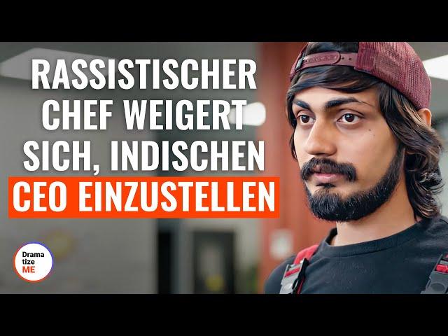 Rassistischer Chef weigert sich, indischen CEO einzustellen | @DramatizeMeDeutsch