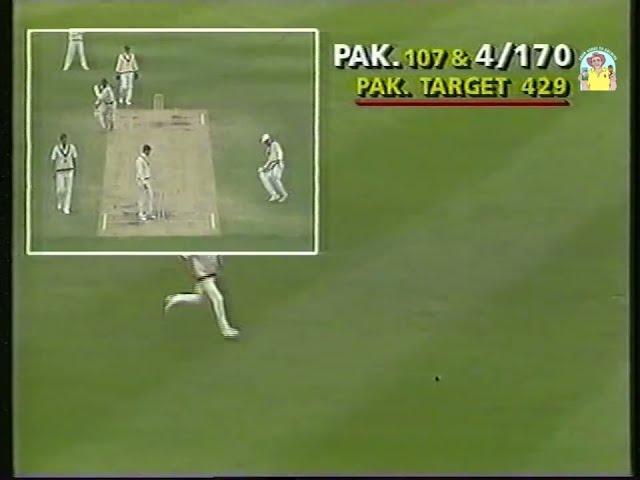 A brilliant fightback century by Ijaz Ahmed vs Australia 1st Test MCG January 1990