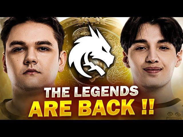 Yatoro + Collapse join Team Spirit again - the Legends are back !!