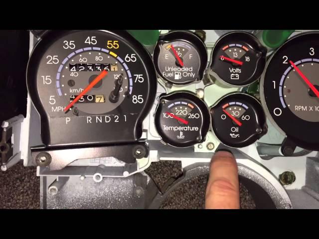 Monte SS gauge cluster conversion to Dakota Digital