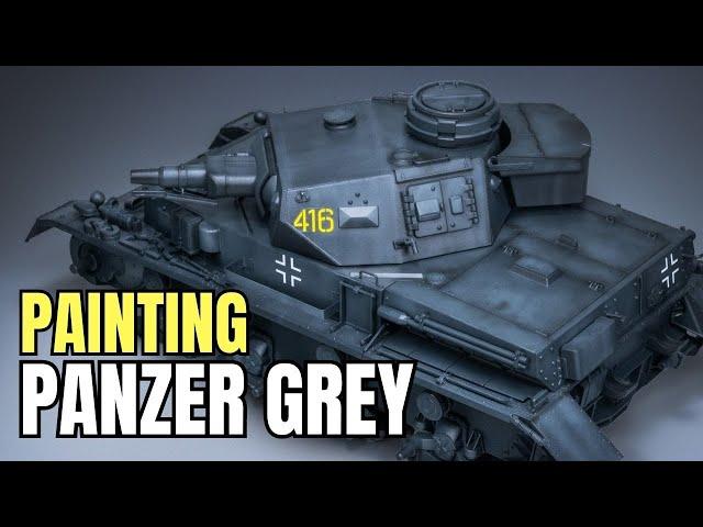 Airbrushing Panzer Grey: Step-by-Step Painting Tutorial. Tamiya 1/35