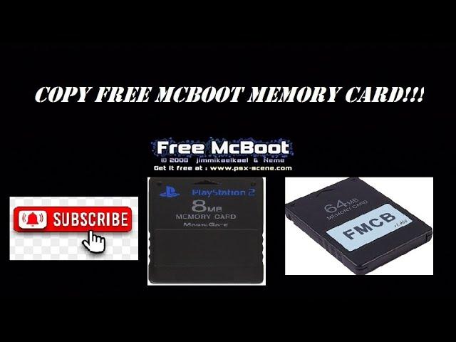 How to copy Free Mcboot Memory card for Playstation 2!