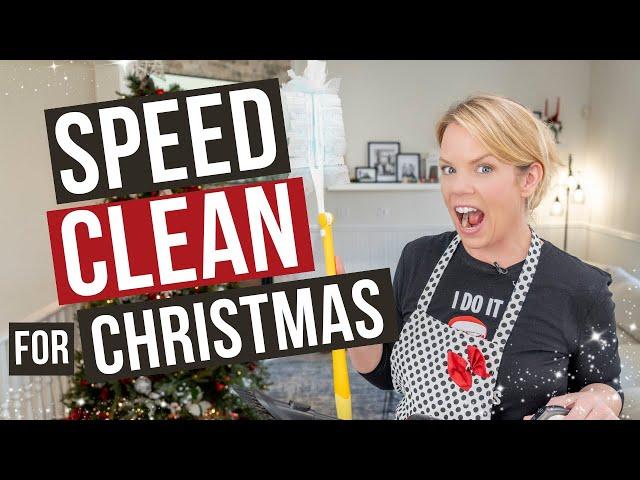 Speed Clean with Me - My Christmas Cleaning Routine