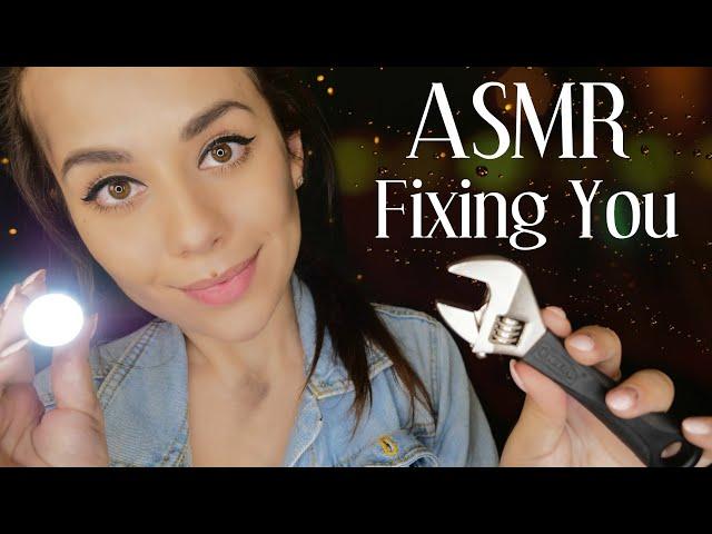 ASMR I fix you | ASMR Mechanic-Girl will repair you (Whisper, scratching sounds, brush sound)