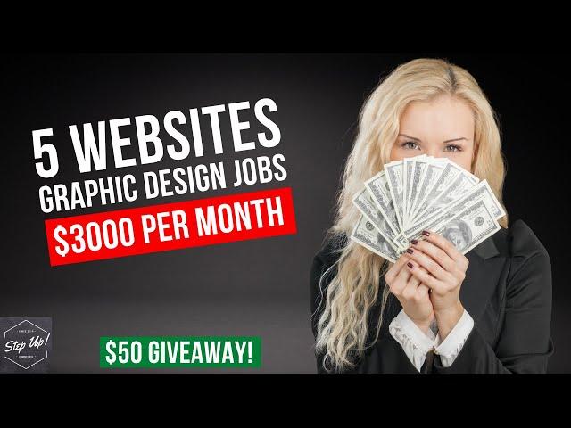 5 Low Competition Graphic Design Jobs Websites | Logo Design Jobs | Earn $3K Designing Logos Online