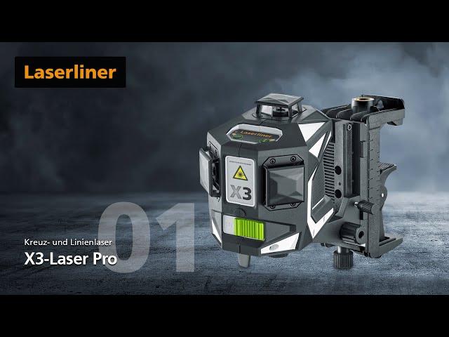 Kreuz- und Linienlaser - Unboxing - X3-Laser Pro - 036.800L