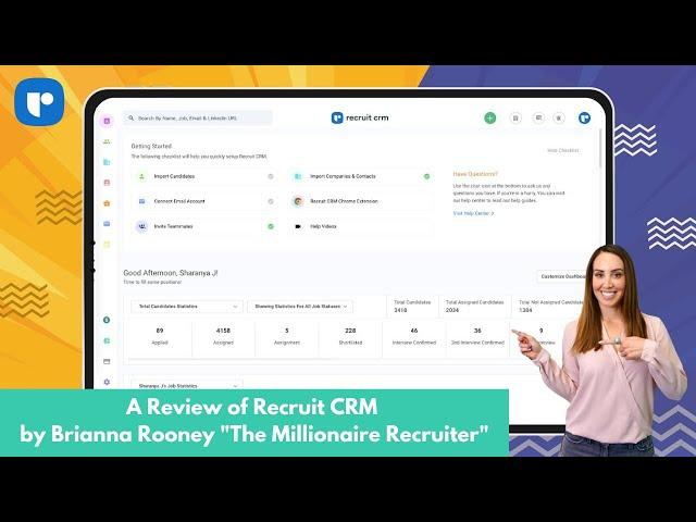 Finally a CRM that I love! Check out Recruit CRM