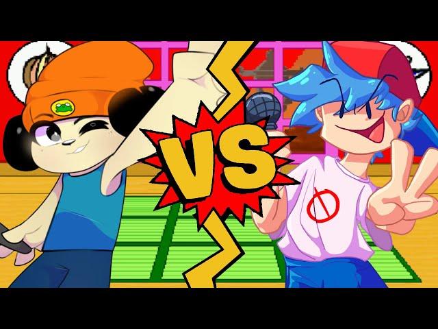 M.U.G.E.N. Battles | PaRappa vs Boyfriend | PaRappa the Rapper vs Friday Night Funkin'