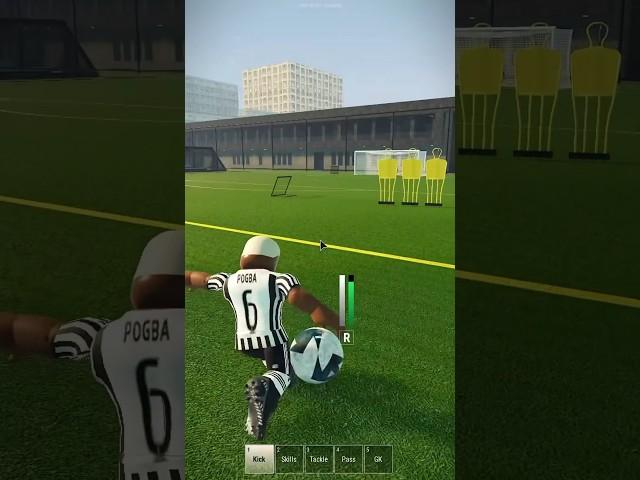 POGBA CURVE GOAL IN RF24 #rf24 #football #realfootball