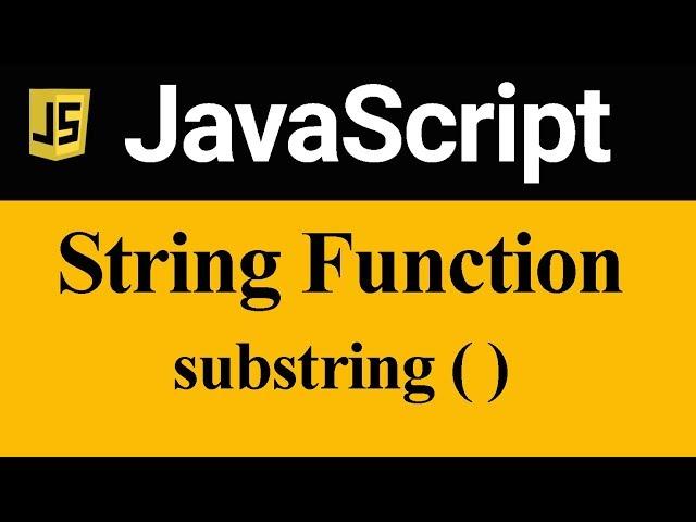 substring Method in JavaScript (Hindi)