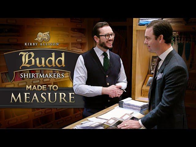 London's Budd Shirtmaker Launches New Made-to-Measure Service | London Bespoke | Kirby Allison