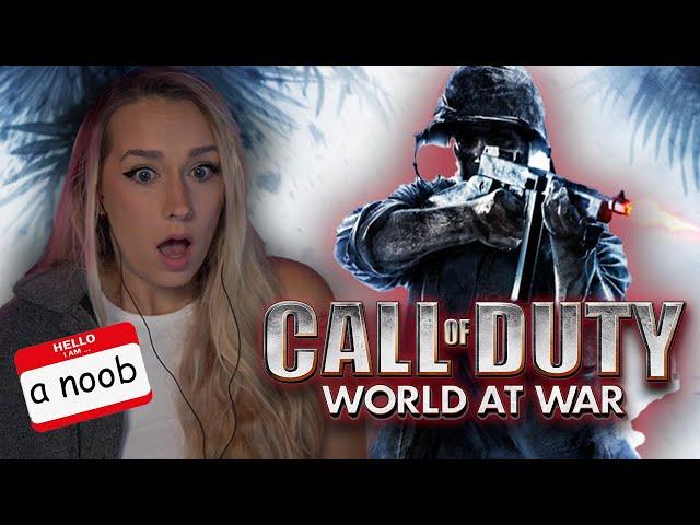 Noobs First Call of Duty! | World at War: Pt. 1 | First Play Through