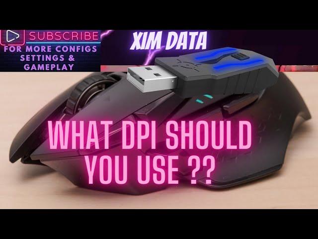 XIM APEX mouse  DPI what dpi should you use ?