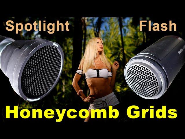 Honeycomb Grids- Spotlight modifiers for flash photography