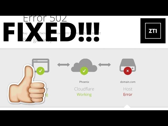 Bad Gateway Error Code 502 (Fixed 2023)