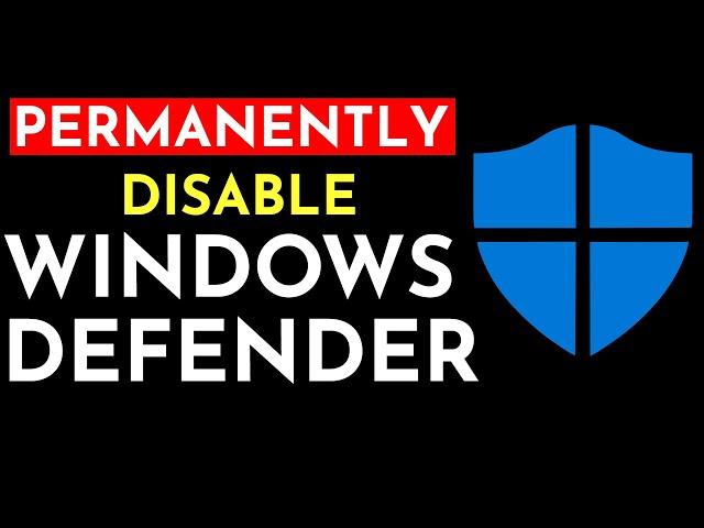 Permanently DISABLE Windows Defender (2020) | Windows 10 using group policy edit