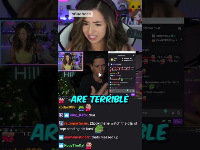 Pokimane Defends xQc Fanbase Over FaZe NateHill Drama