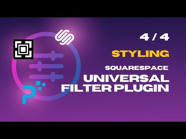 Customising the Squarespace Universal Filter Plugin