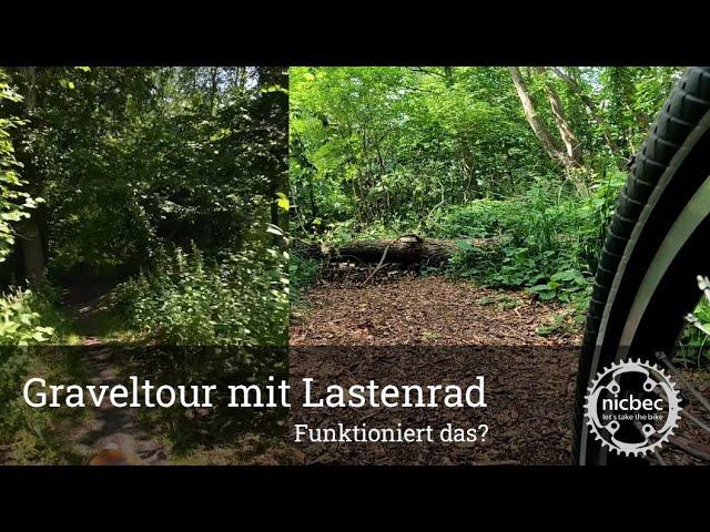 Lastenrad als Gravelbike - Plötzsee Tour