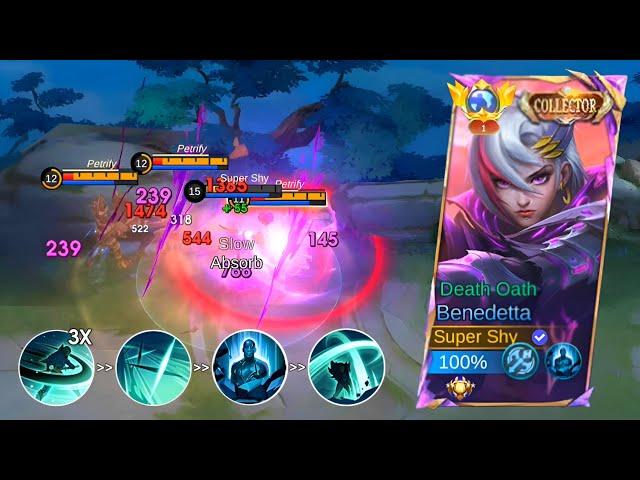 TOP GLOBAL BENEDETTA 1 HP OUTPLAY!!  | MOBILE LEGENDS