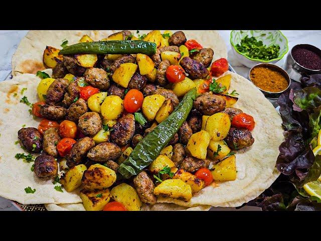 Loghma Kebab, best Kebab کباب لقمه یی یا شامی کباب بسیار ساده ومزه دار  🫠🫶