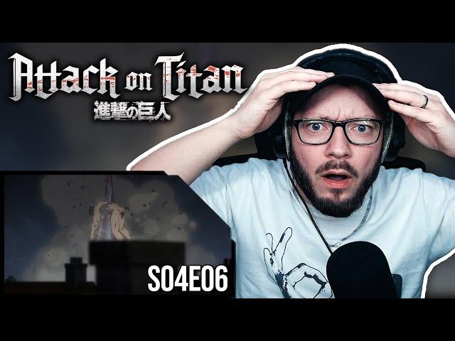 Das ERSTE MAL Attack on Titan 4x06 | "Der Kriegshammer-Titan" | Reaction