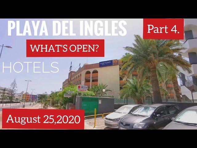 Gran Canaria #124-PLAYA DEL INGLÉS - HOTELS - WHAT IS OPEN - PART 4.- 4k