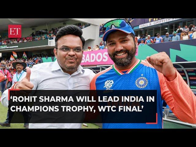 Rohit Sharma will lead India to Champions Trophy, WTC 2025 final, confirms BCCI secretary Jay Shah