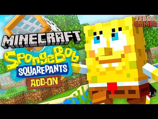 Minecraft SpongeBob Add-On! - Zebra's Minecraft Fun