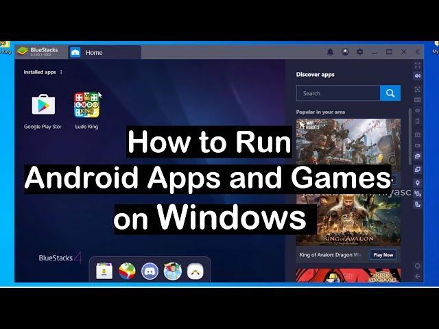 How to Install and Run Android Apps on Windows