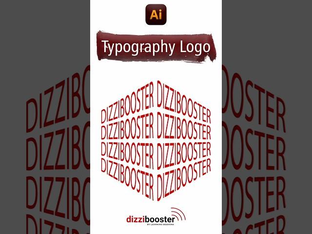 Typography Logo in Adobe Illustrator #adobetips  #adobephotoshopetutorial