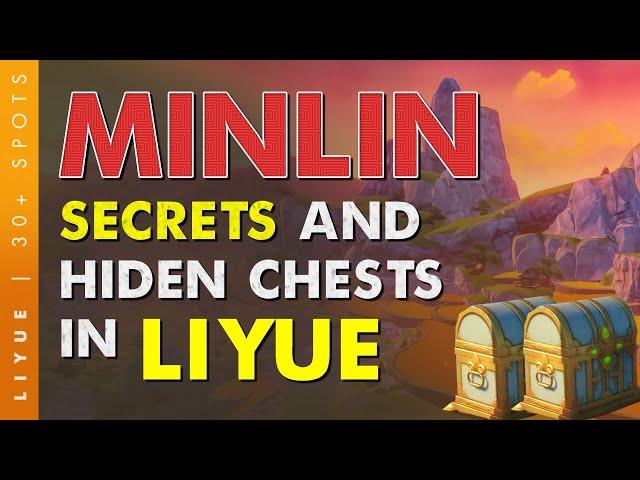 UNLOCK Minlin 100% All Secrets and Hidden Chests Hunt! Liyue EP.2 - Genshin Impact