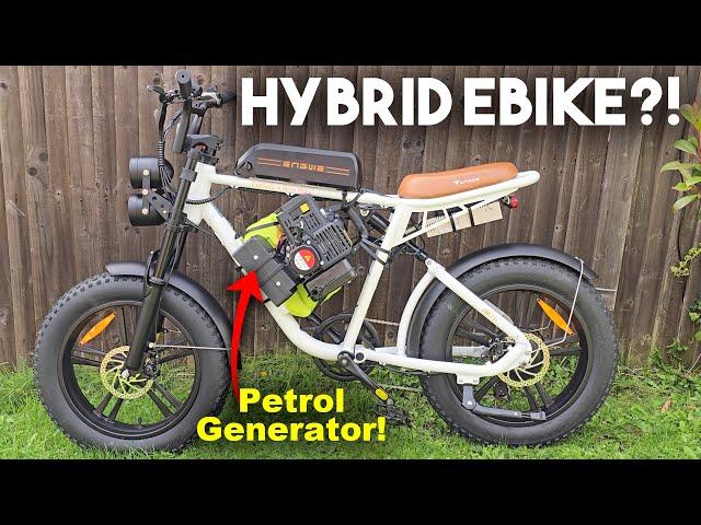 What happens if you put a petrol generator onto an ebike?