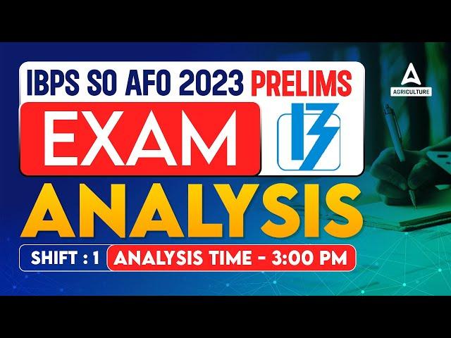 IBPS AFO Exam Analysis 2023 | IBPS AFO Analysis 2023 | IBPS AFO Asked Questions & Cut Off