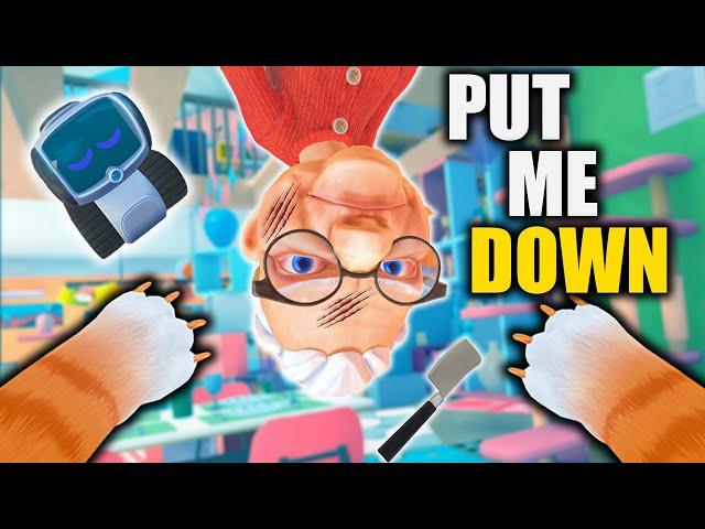 Bullying Granny with 0 Gravity - I Am Cat VR