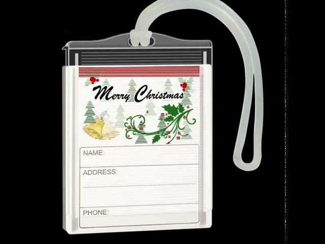 Christmas bag tag - CTBT0107A