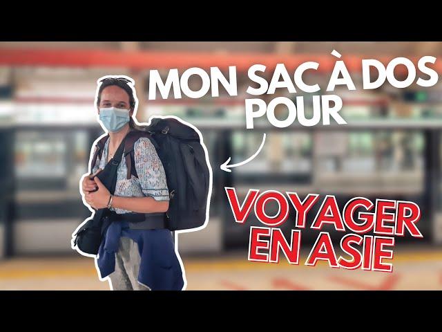 LE CONTENU DE MON SAC À DOS POUR MON VOYAGE EN ASIE | SAC À DOS FORCLAZ TRAVEL 100 40L