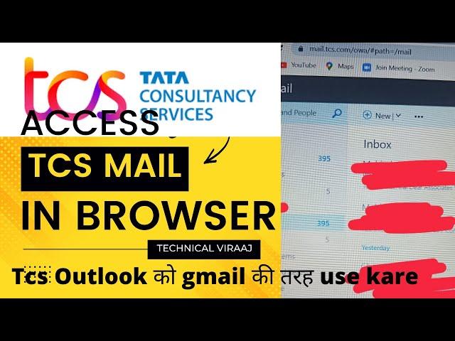 How to Access Tcs mail in web browser | How to Access Tcs mail | outlook | Tcs webmail |